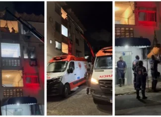 Mulher de 250 quilos é resgatada em Cajazeiras VI com guindaste pelos bombeiros