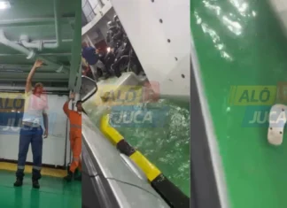 Pânico e Tensão no Mar: Vídeo mostra Ferry Maria Bethânia alagado em Travessia Salvador-Itaparica