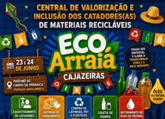 Cajazeiras receberá ação de coleta seletiva e cadastramento de catadores nos dias 23 e 24 de junho