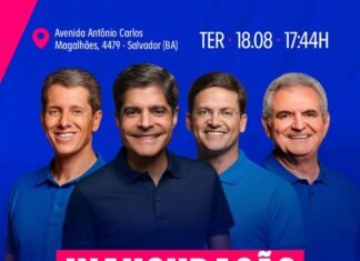 ACM Neto inaugura comitê de campanha em Salvador nesta terça-feira (18)